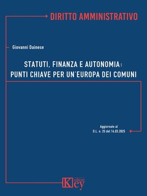 cover image of Statuti, Finanza e Autonomia